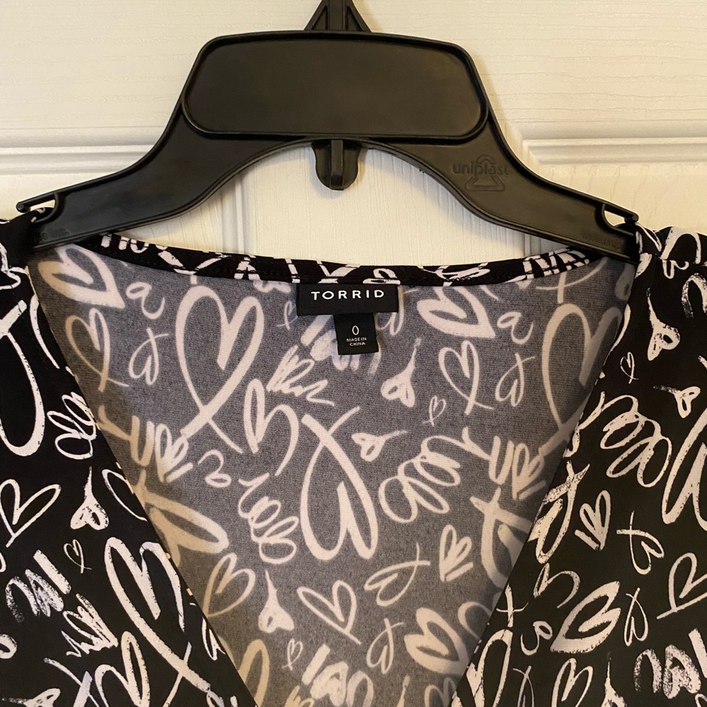 Torrid Black and White Dress - Picture 3 of 3